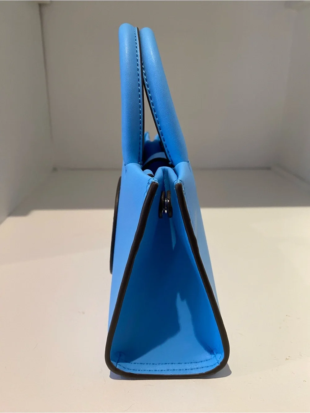 NWT Tory Burch Mini Ella Bio Tote Sky Blue Azure : Cross body Strap included